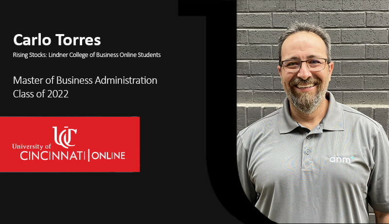 MBA graduate Carlo Torres