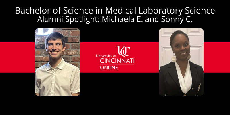Bachelor of Science in Medical Laboratory Science Alumni Spotlight: Michaela E. and Sonny C.