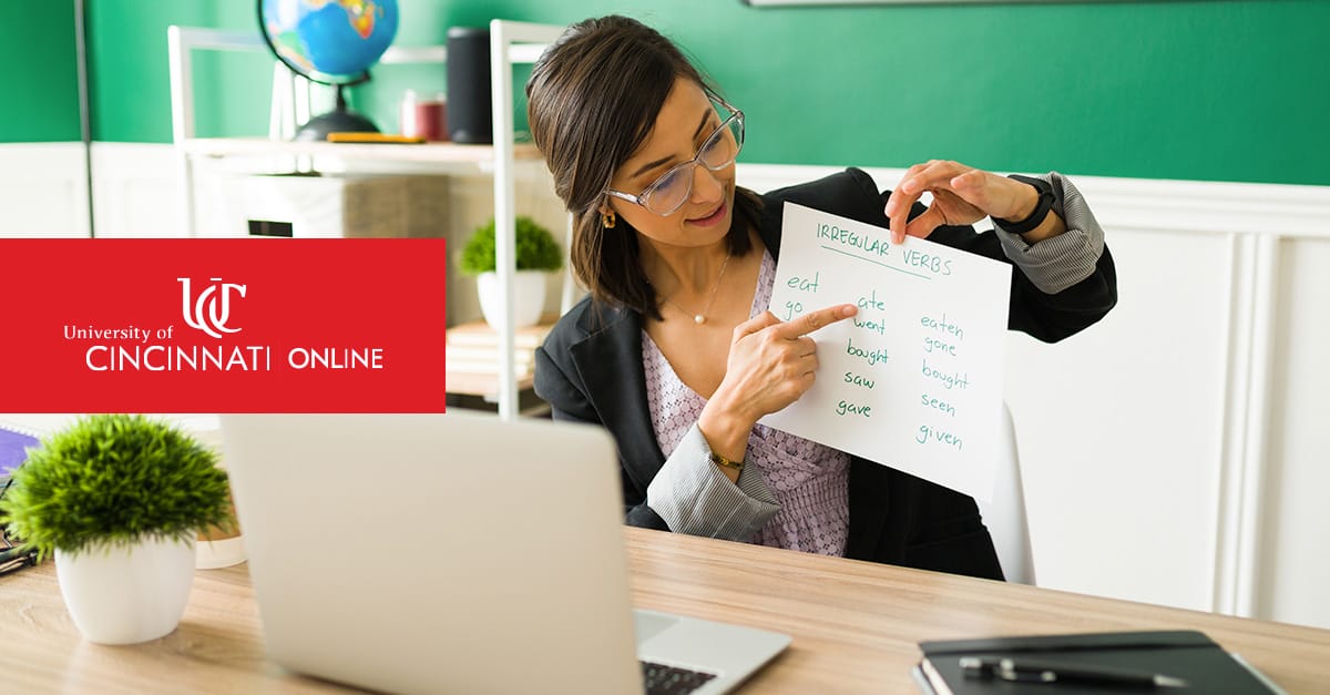 Teaching helping students learn English as a second language